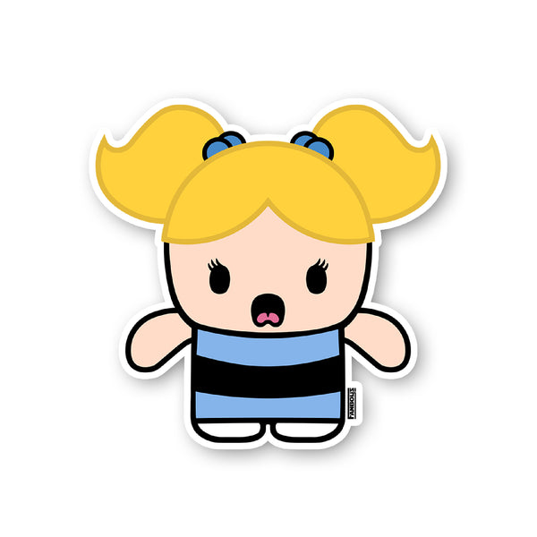 Power Puff Buddy (Blue) Sticker