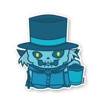 Hat Ghost Buddy Sticker