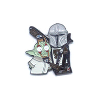 Rick and Morty x Mando and the Child Pin