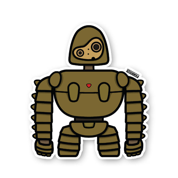 Robot Soldier Buddy Sticker