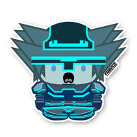 Kingdom Buddy (Cyber) Sticker