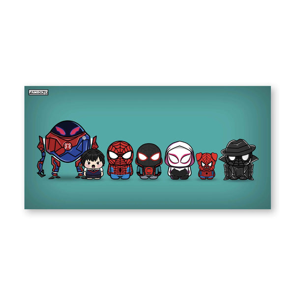 Spideyverse Buddyz 10"x5" Print