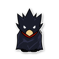 Shadow Bird Buddy Sticker